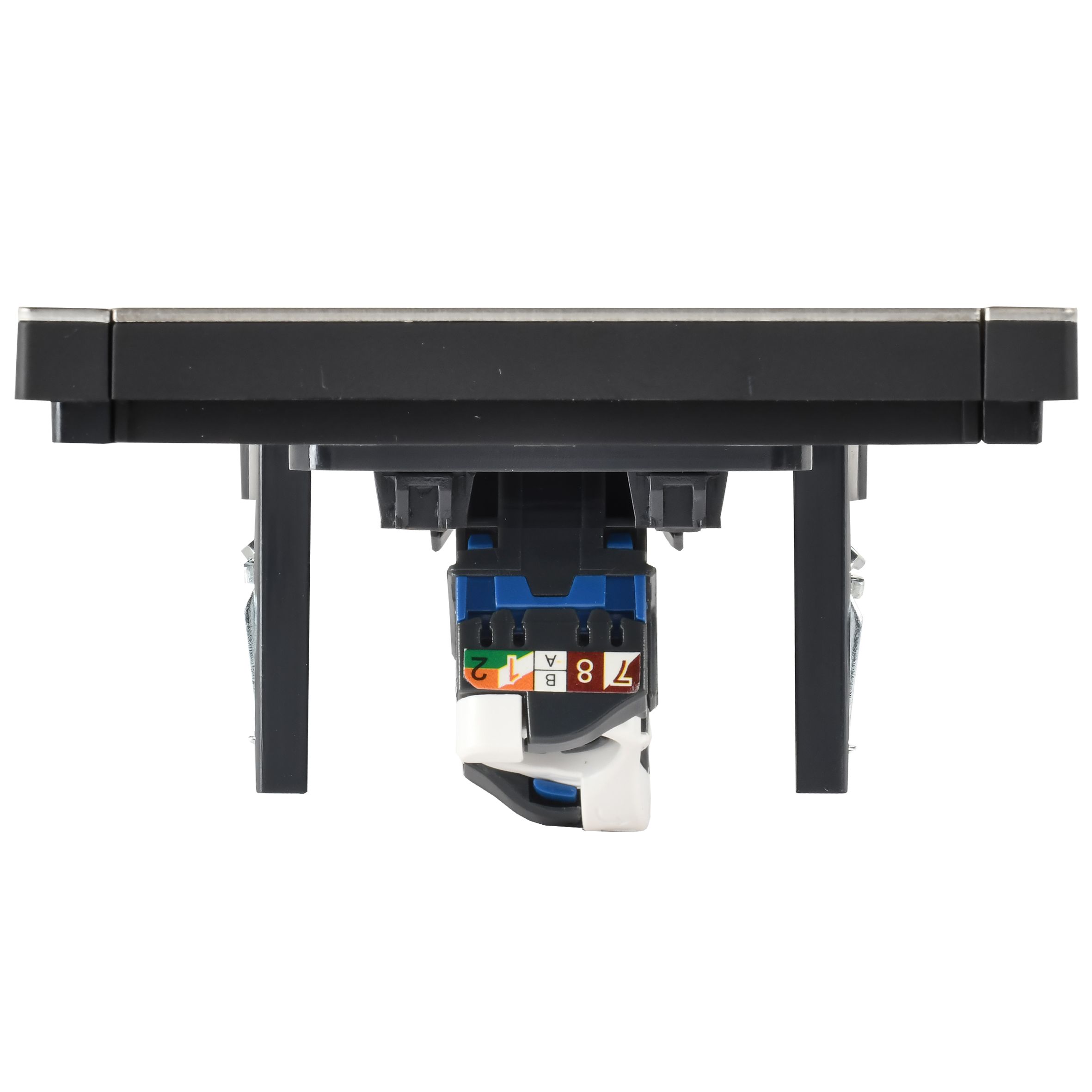 FORTE&PIANO Розетка компьютерная RJ45 кат.6 FP631M скрытой установки металл шампань (FP-K10-2-M-K37)