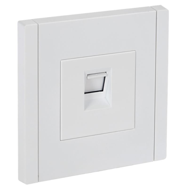 FORTE&PIANO Розетка компьютерная RJ45 кат.6 FP231 скрытой установки белый (FP-K10-2-K01)