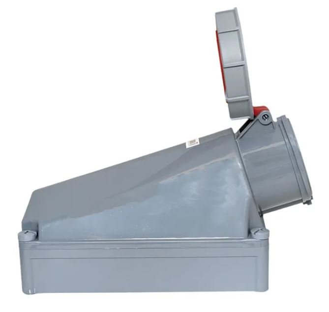 Розетка стационарная наружная 1452 3Р+РЕ+N 125А 380В IP67 PROxima (ps-1452-125-380)