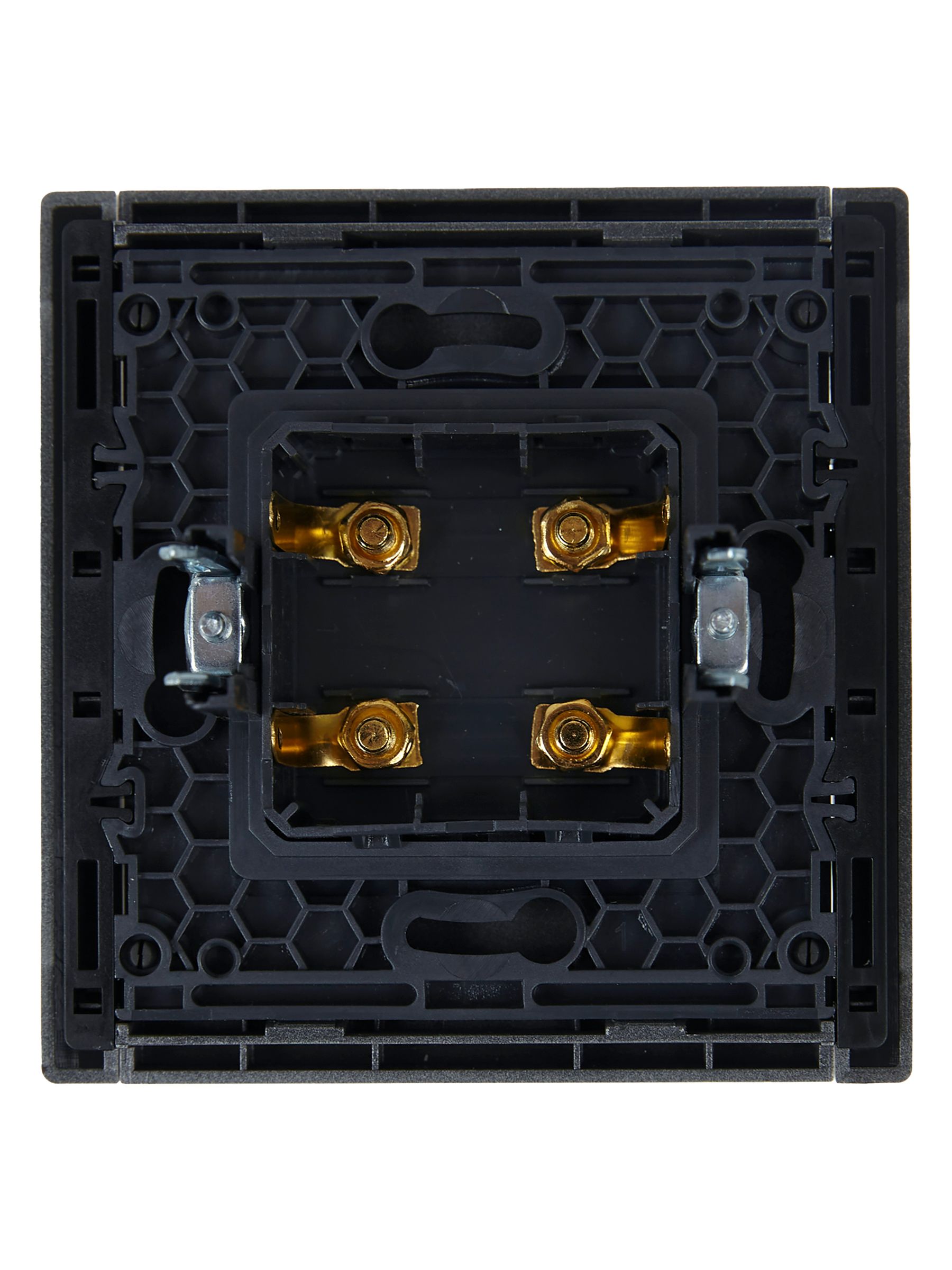 FORTE&PIANO Аудиорозетка 4-местная FP539 скрытой установки сталь (FP-S40-K46)