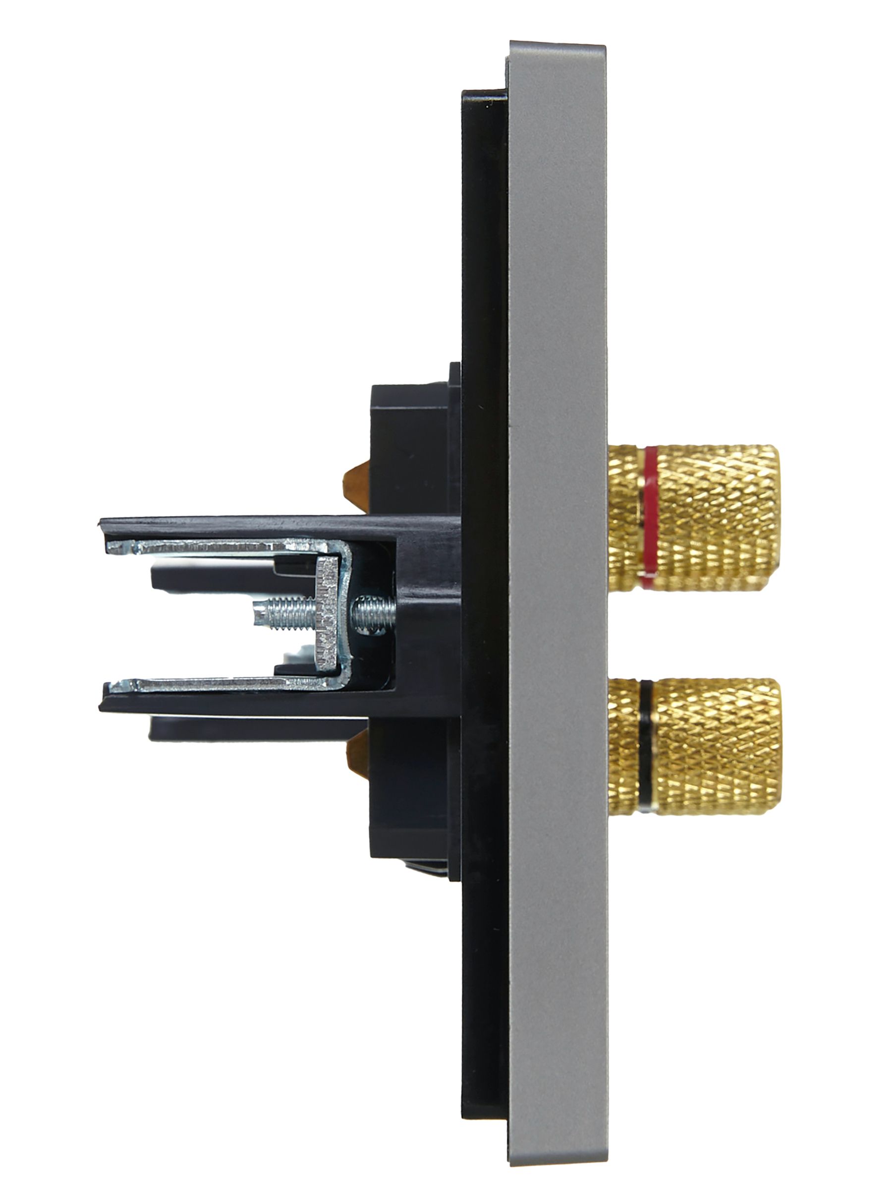 FORTE&PIANO Аудиорозетка 4-местная FP539 скрытой установки сталь (FP-S40-K46)