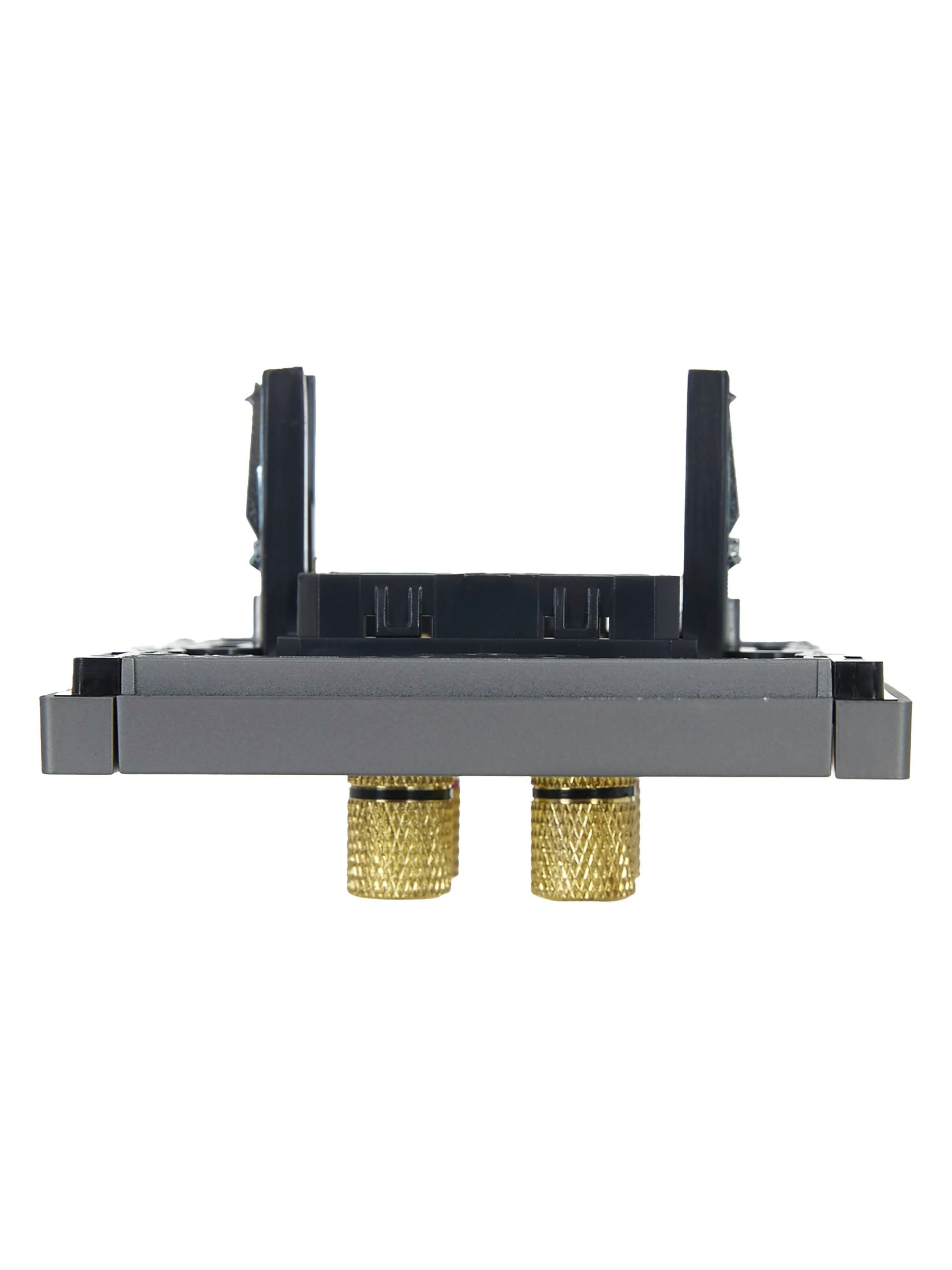 FORTE&PIANO Аудиорозетка 4-местная FP539 скрытой установки сталь (FP-S40-K46)