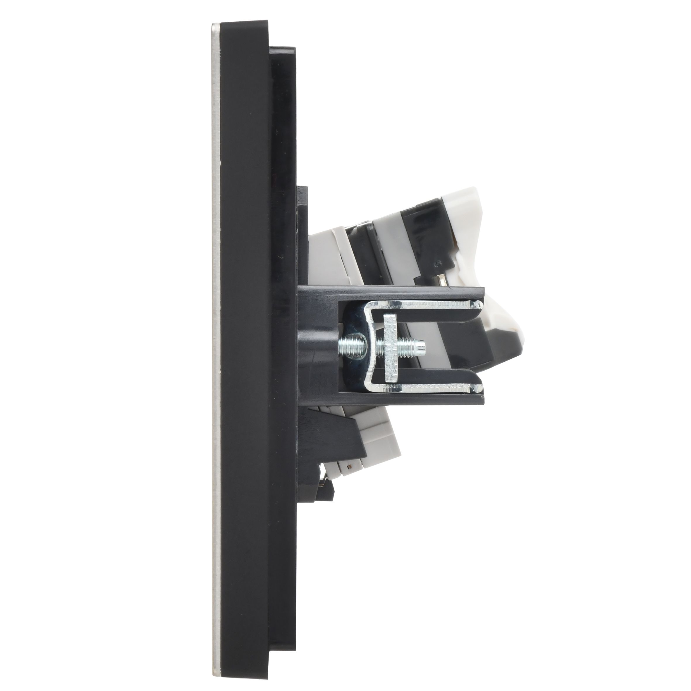 FORTE&PIANO Розетка двойная RJ11+RJ45 кат.5E FP635M скрытой установки металл шампань (FP-KT20-O-1-M-K37)
