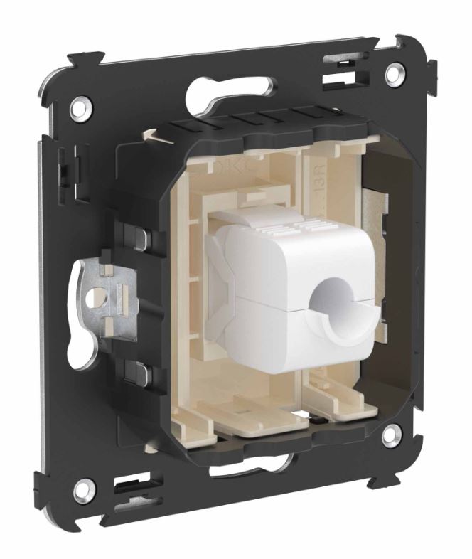 Розетка RJ-45 кат.6А одинарная Avanti ванильная дымка (4405673)
