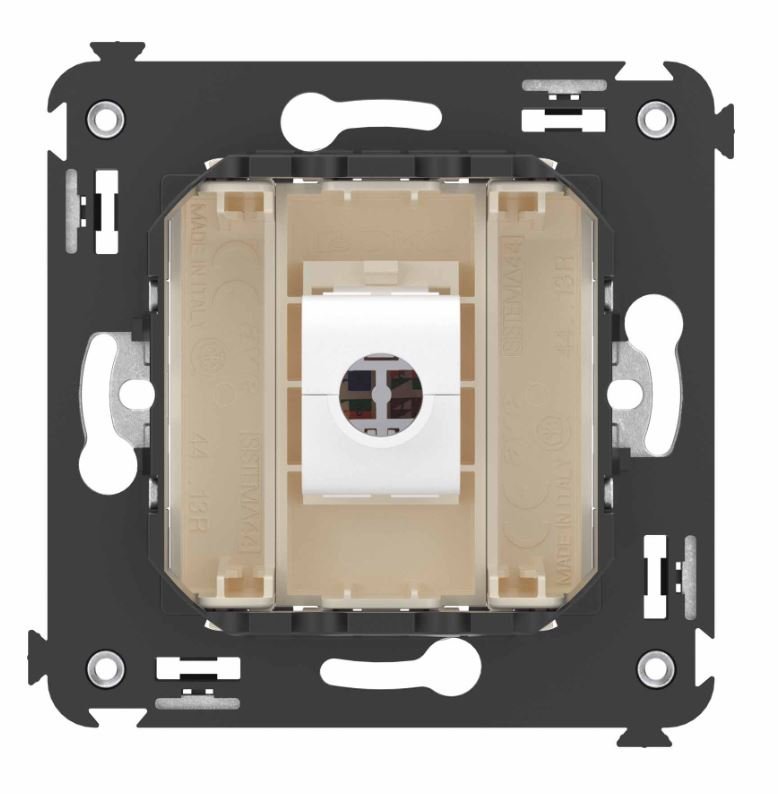 Розетка RJ-45 кат.6А одинарная Avanti ванильная дымка (4405673)