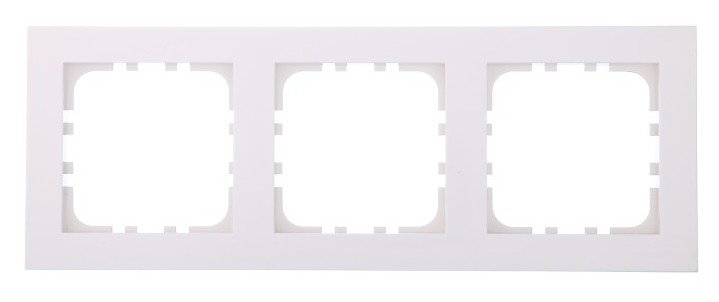 Рамка 3-постовая, белый LK80 FLAT (844304-1)