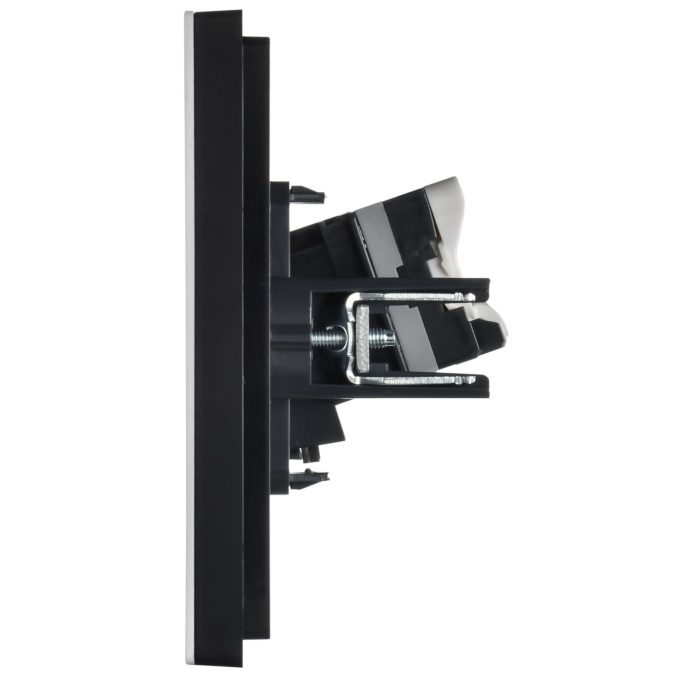 FORTE&PIANO Розетка компьютерная RJ45 кат.5E FP232M скрытой установки металл белый (FP-K10-1-M-K01)