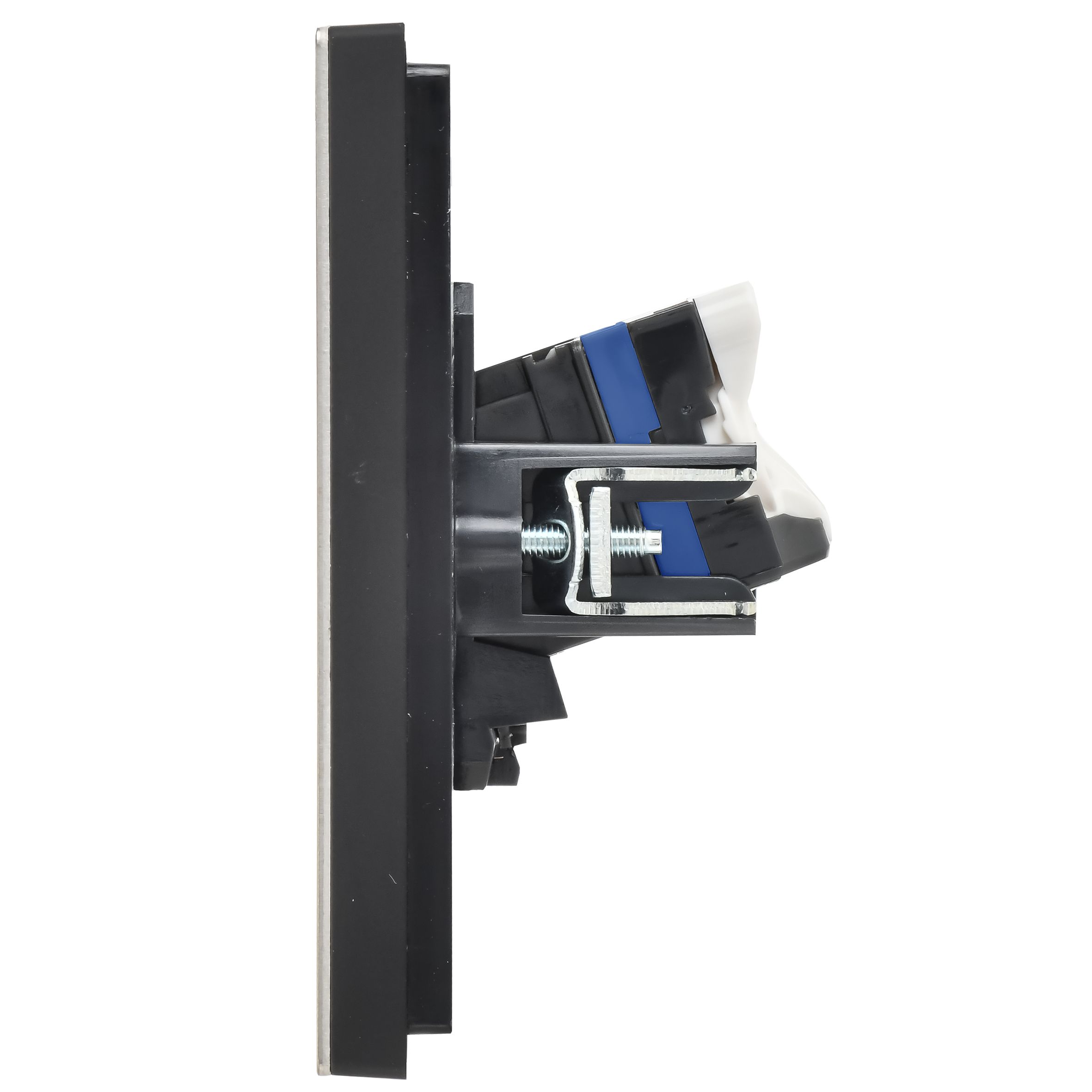 FORTE&PIANO Розетка компьютерная двойная RJ45 кат.6 FP634M скрытой установки металл шампань (FP-K20-2-M-K37)