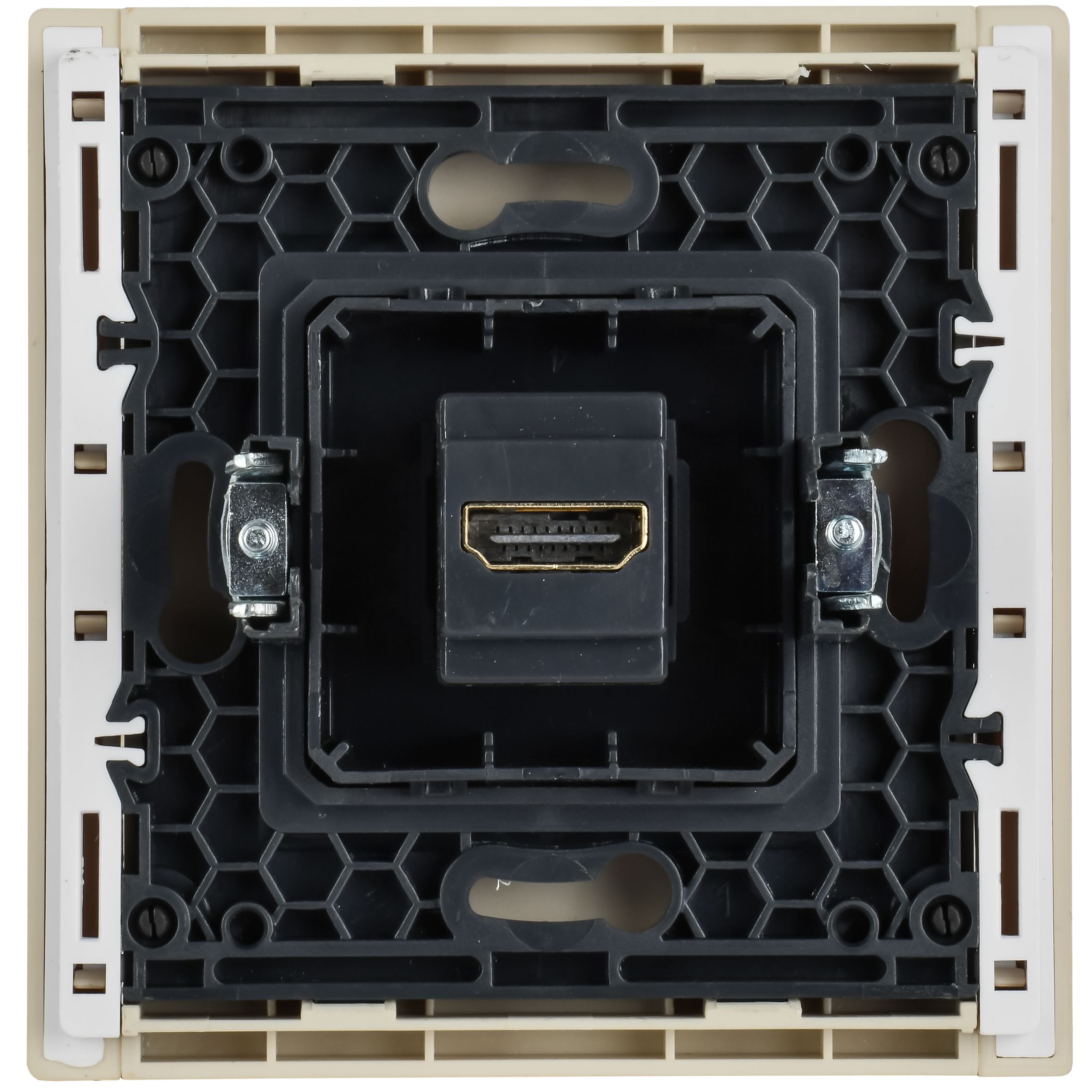 FORTE&PIANO Розетка HDMI FP440 скрытой установки ваниль (FP-H10-K10)