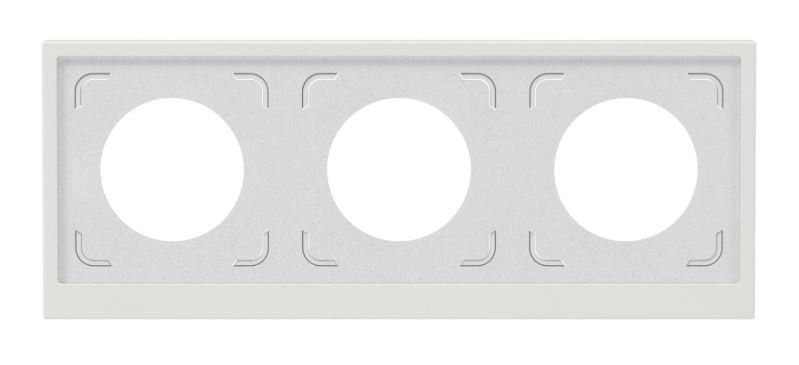 Рамка KANT IP44 3 поста белый песок (7010946)