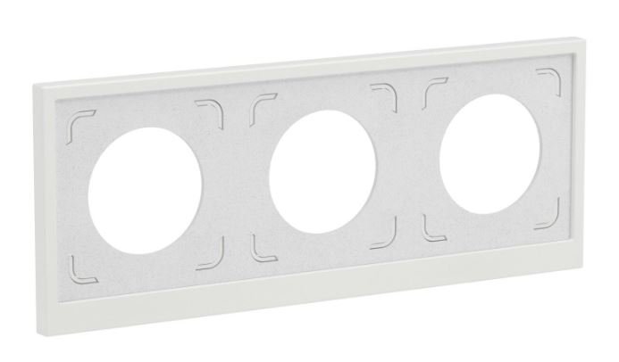 Рамка KANT IP44 3 поста белый песок (7010946)