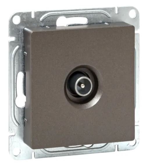 Механизм розетки TV, оконечная, мокко Эпика (UP1-SOM-TV-3)