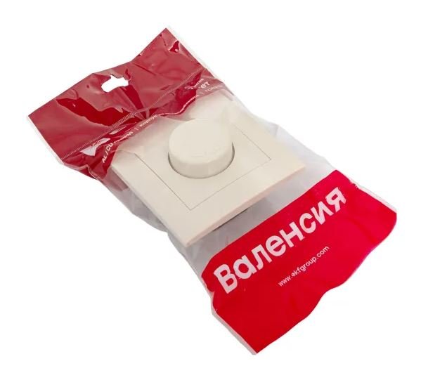 Валенсия Светорегулятор 600W 220В кремовый (EWD06-101-20)