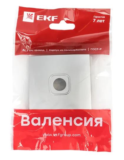 Валенсия Лицевая панель розетки TV 1-местная 75Ом 5-862МГц сталь (ESA00-L-027-30)