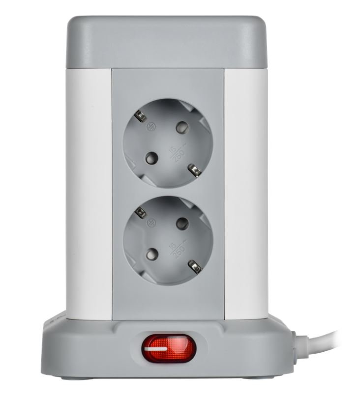 Удлинитель У08K 8 мест 1,5м 3х1,0мм2 USB A+C DOMINIC (DN-YP30-16-08-01-ZKU-K41)