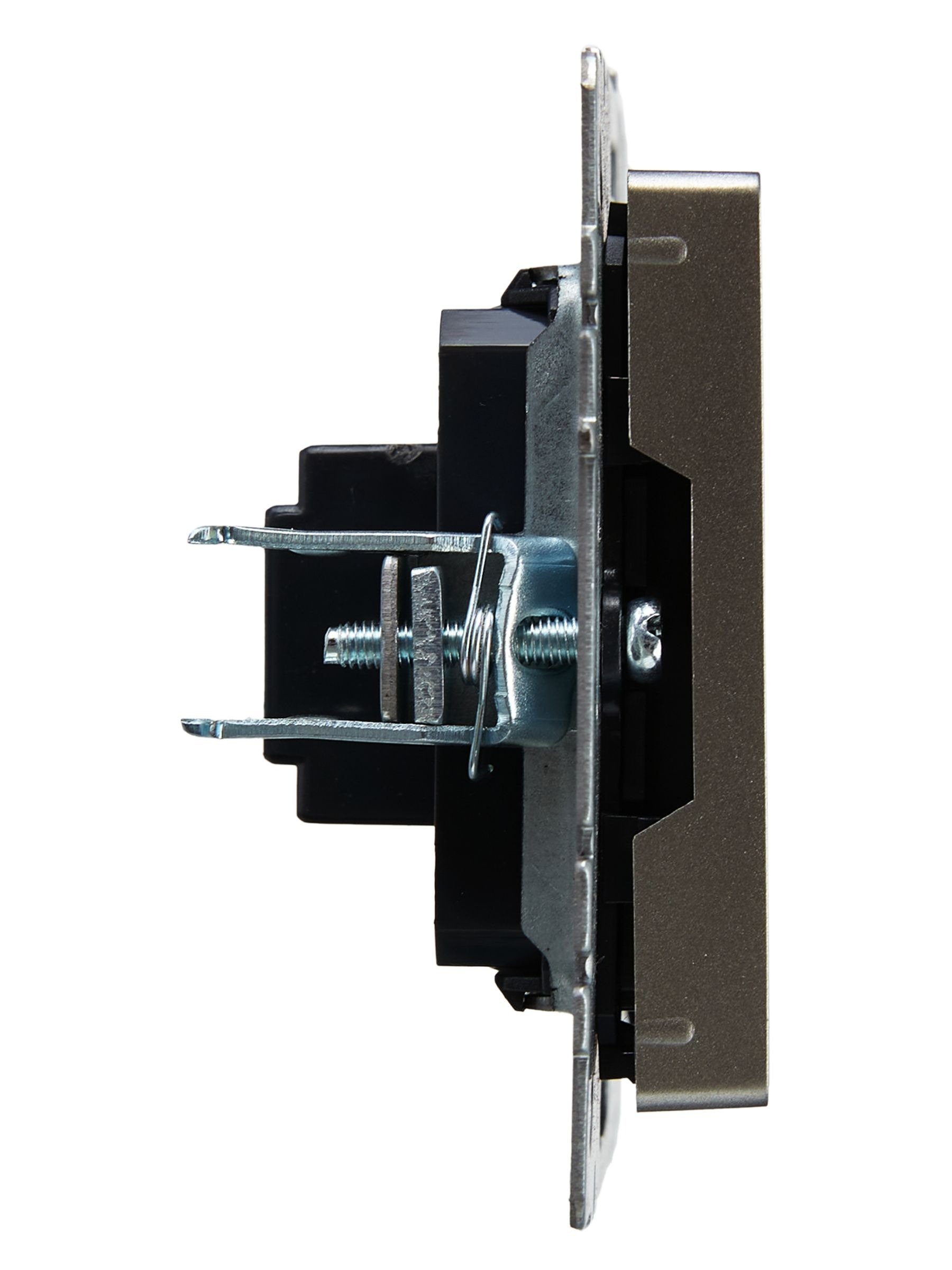 Розетка HDMI BRITE РHDMI-0-БрС сталь (BR-H10-K46)