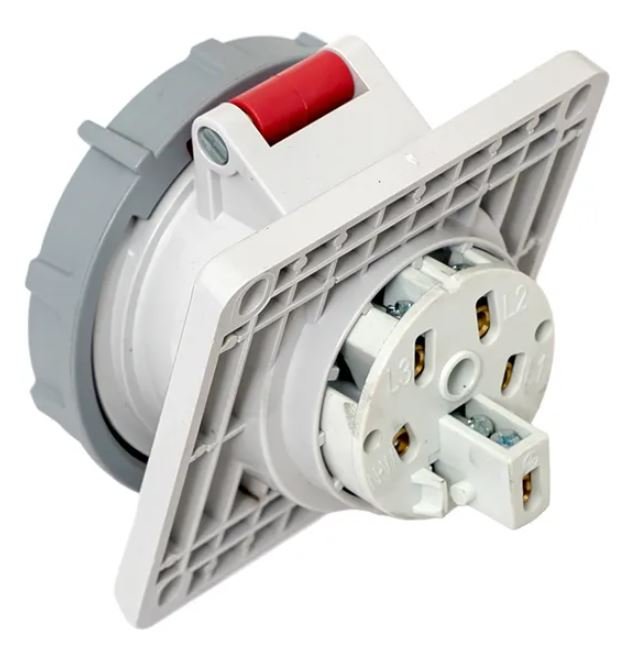 Розетка стационарная внутренняя 4152 3Р+РЕ+N 16А 380В IP67 PROxima (ps-4152-16-380)