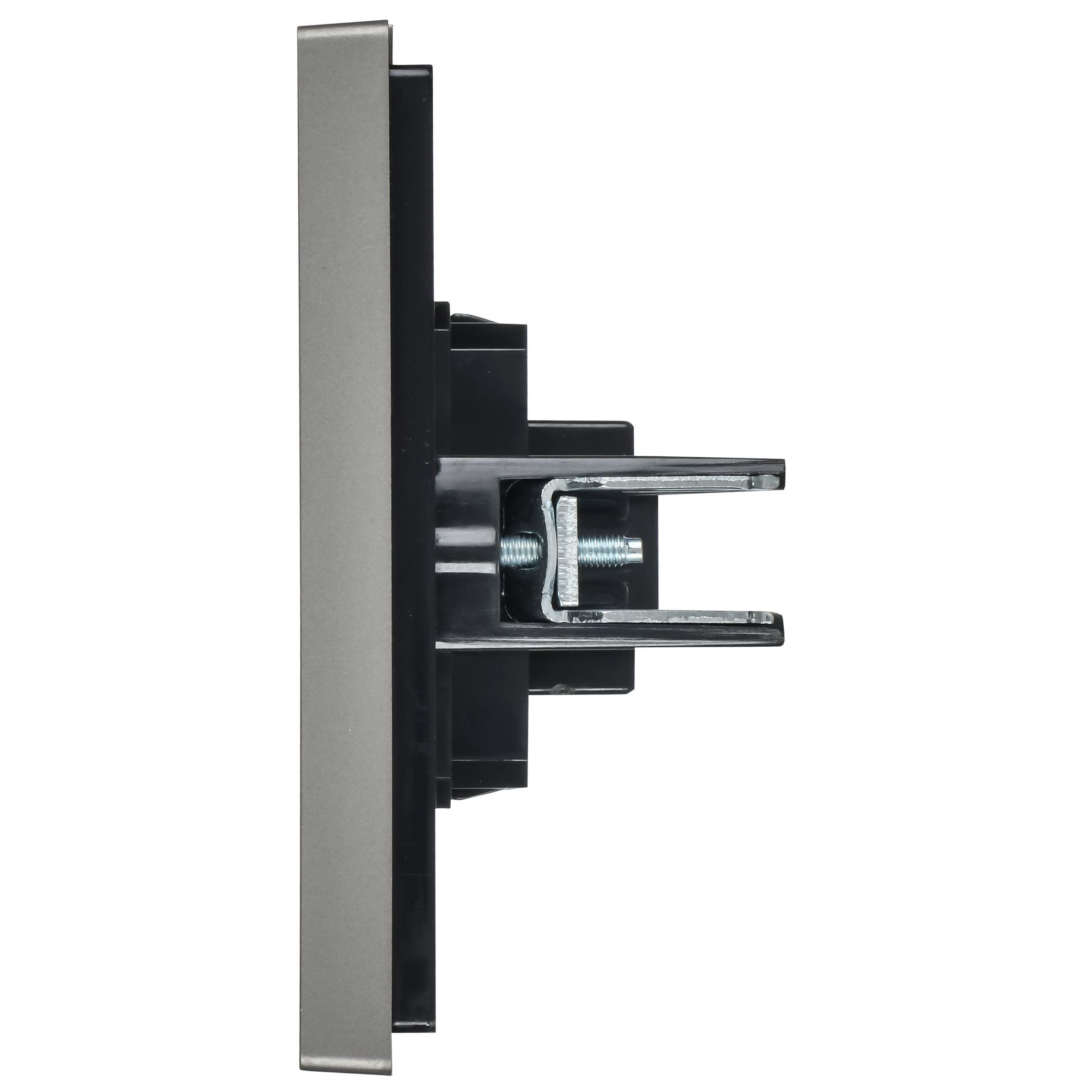 FORTE&PIANO Розетка HDMI FP540 скрытой установки сталь (FP-H10-K46)
