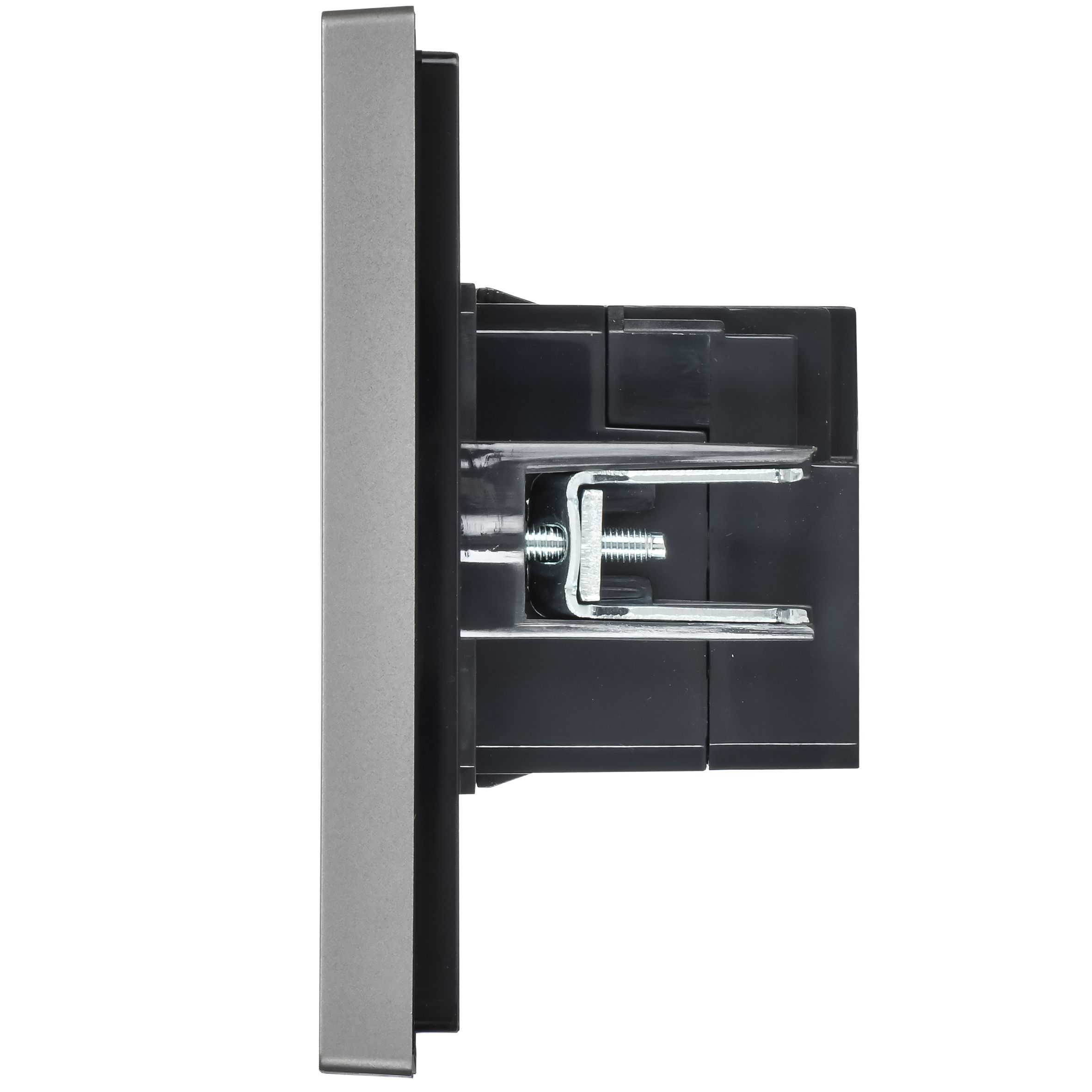 FORTE&PIANO Розетка USB A+A 3,1А FP549 скрытой установки сталь (FP-U21-D31-K46)
