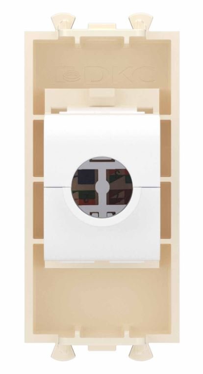 Розетка RJ-45 кат.6 1 модуль Avanti ванильная дымка (4405691)