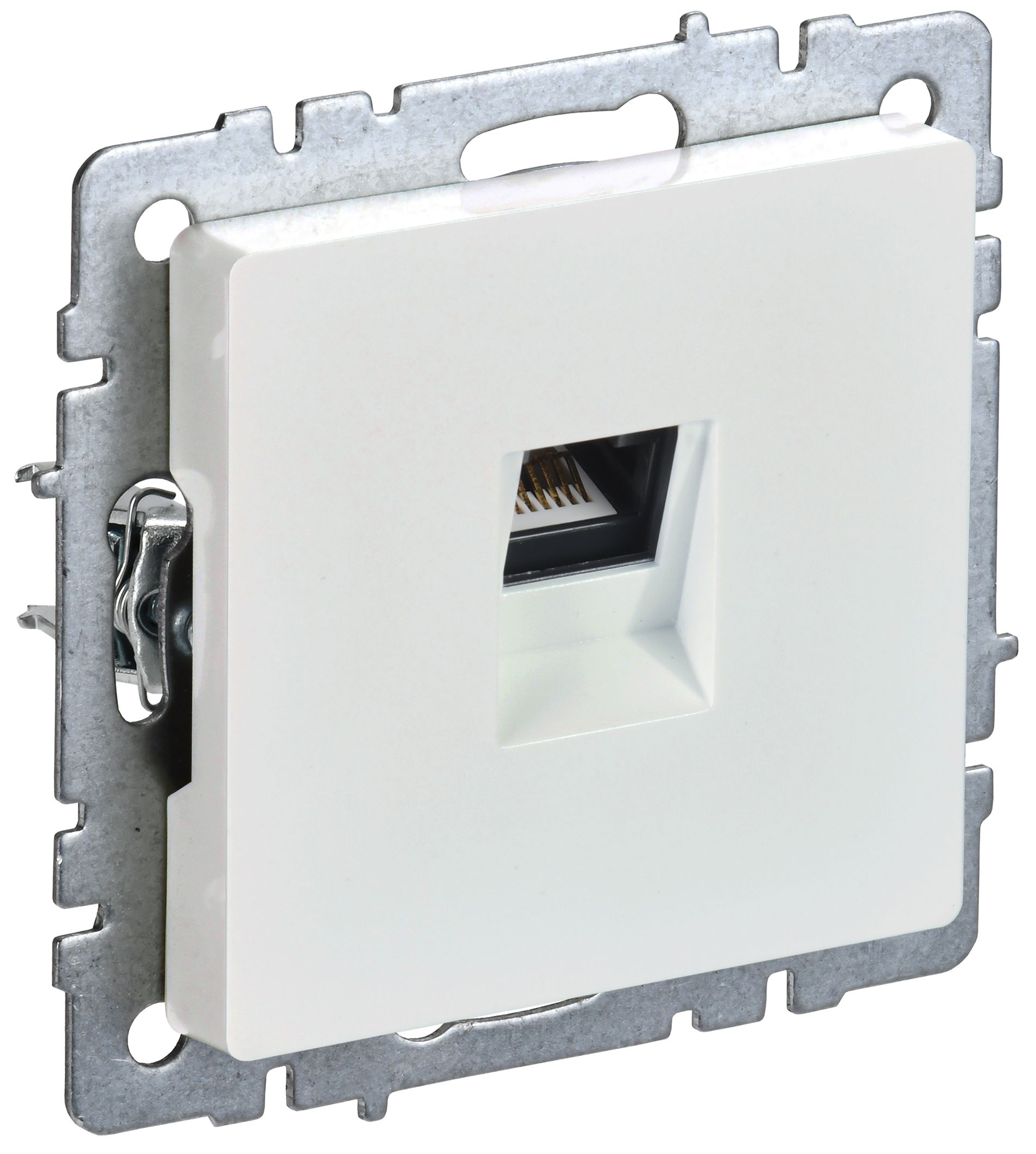 Розетка компьютерная RJ45 BRITE кат.5E РК10-БрЖ жемчуг (BR-K10-1-K36)