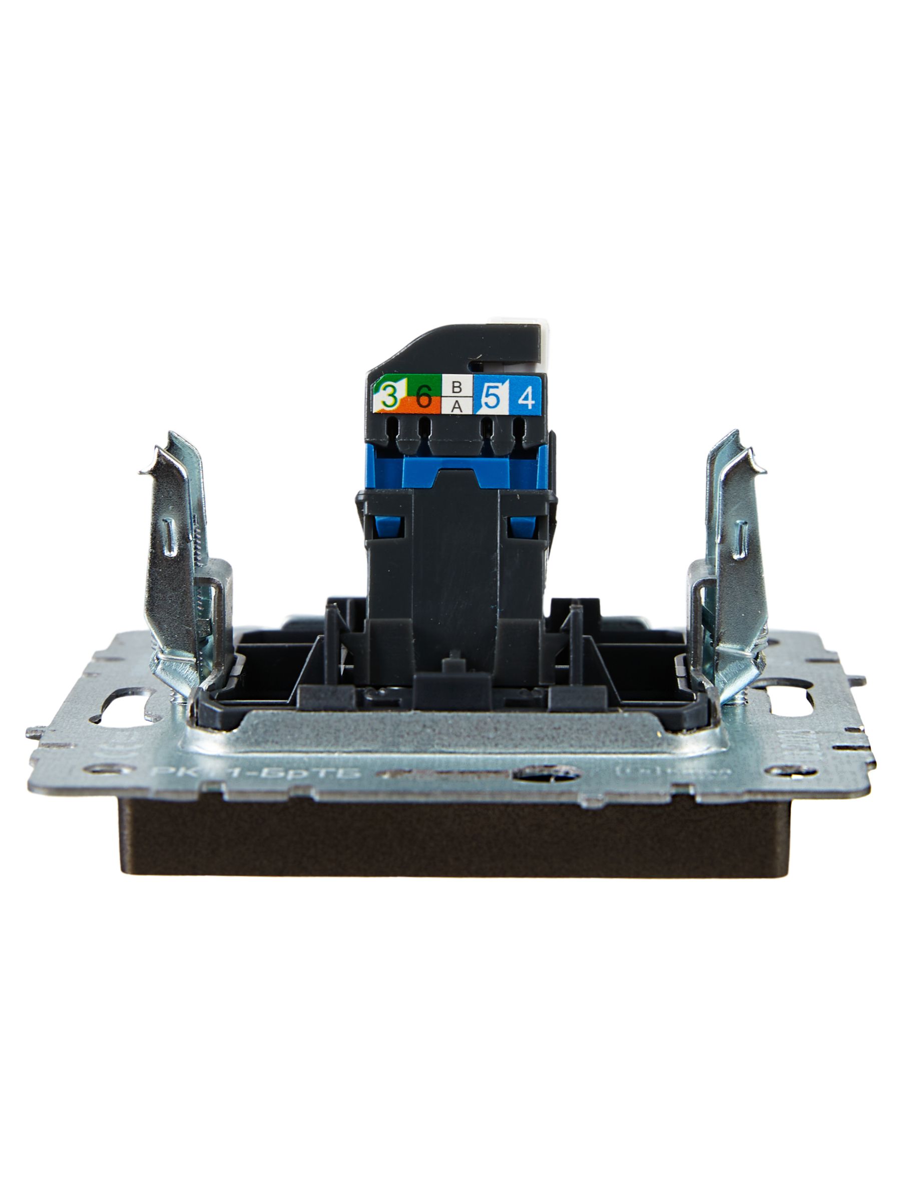Розетка компьютерная RJ45 BRITE кат.6 РК11-БрТБ скрытой установки темная бронза (BR-K10-2-K45)