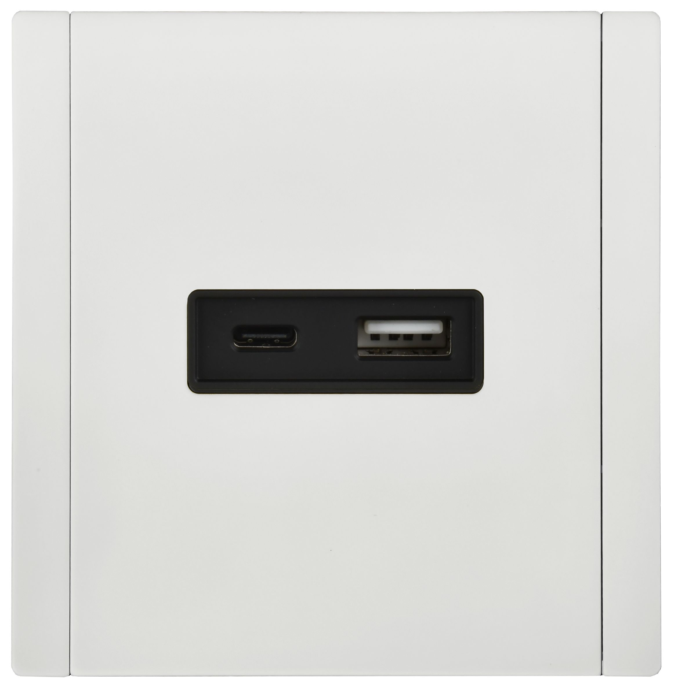 FORTE&PIANO Розетка USB A+C 18Вт FP251M скрытой установки металл белый (FP-U22-018-M-K01)
