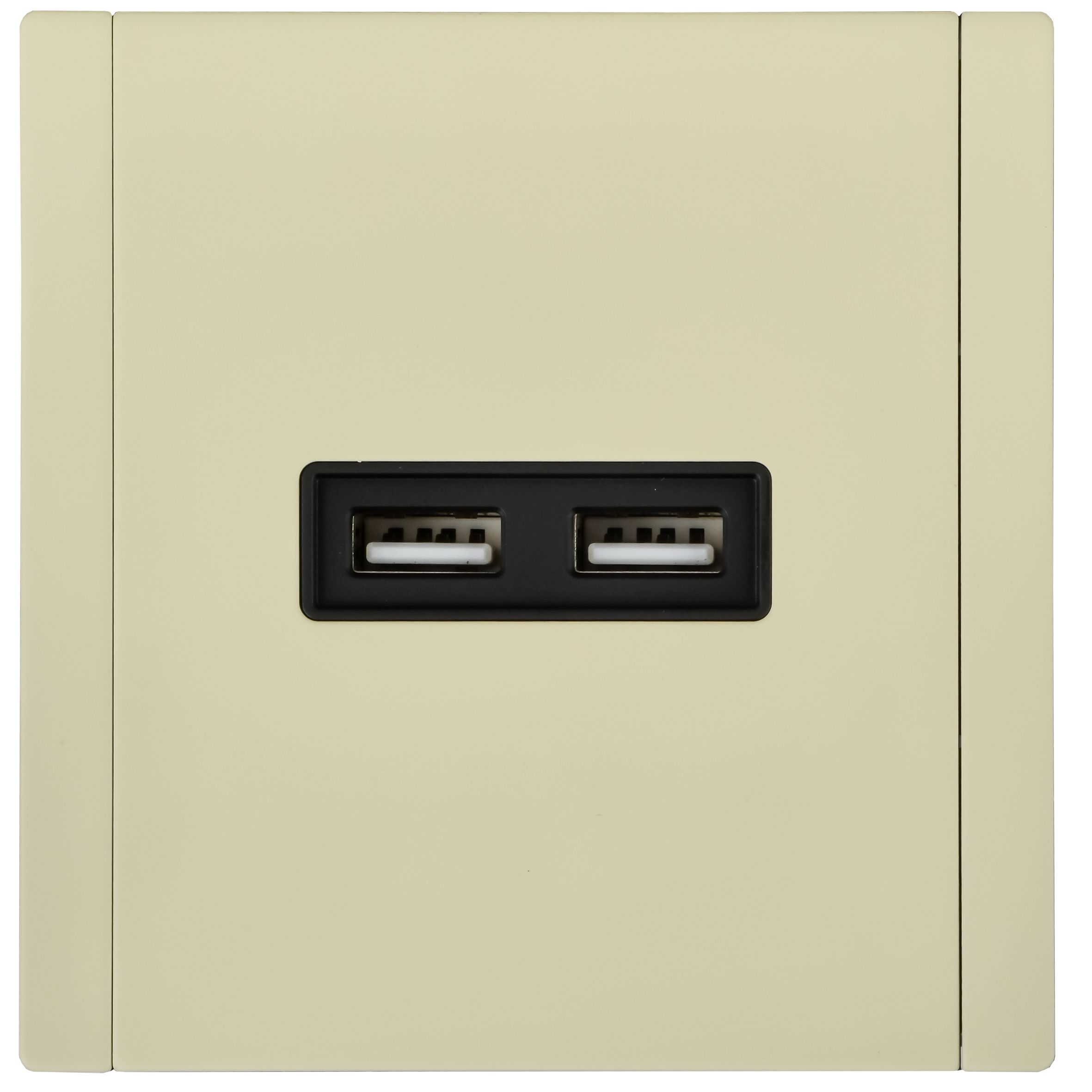 FORTE&PIANO Розетка USB A+A 3,1А FP849M скрытой установки металл слоновая кость (FP-U21-D31-M-K41)