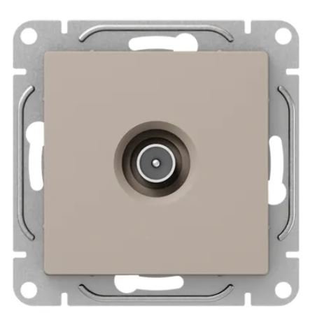 Механизм розетки TV, проходная, кремовый Эпика (UP1-SOI-TV-2)