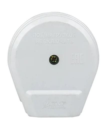 Разъем РШ-ВШ 32А 250В 2P+PE (ОУ) пластиковый бел. PROxima (AS-250-O-01)
