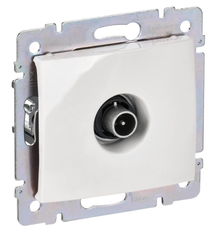 Valena DIY розетка TV оконечная, скрытой установки, белый (694276)