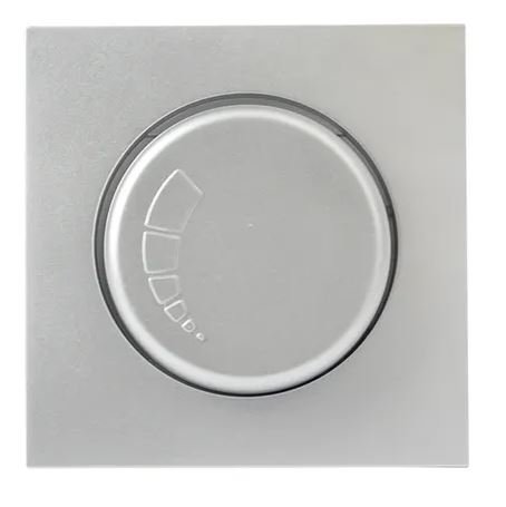 Валенсия Лицевая панель светорегулятора 600W 220В сталь (ESD06-L-101-30)