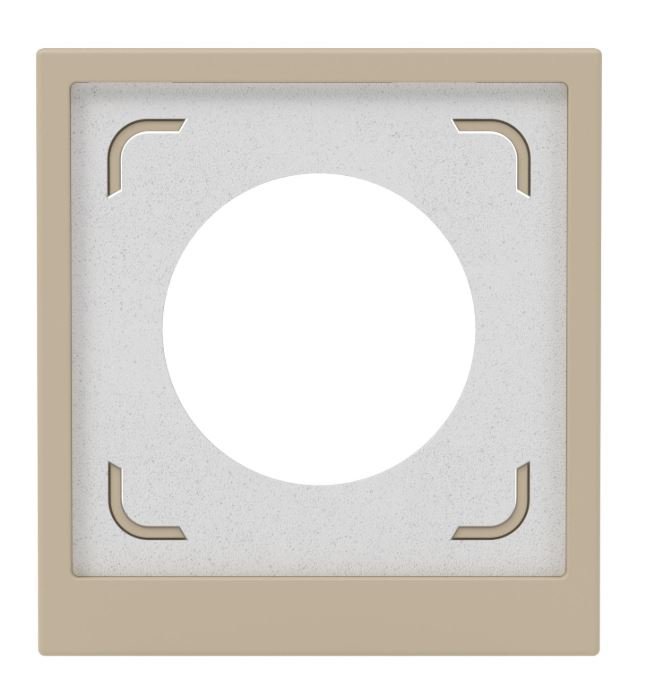 Рамка KANT IP44 1 пост ванильный марципан (7015942)
