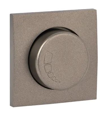 Валенсия Лицевая панель светорегулятора 600W 220В графит (ESD06-L-101-60)