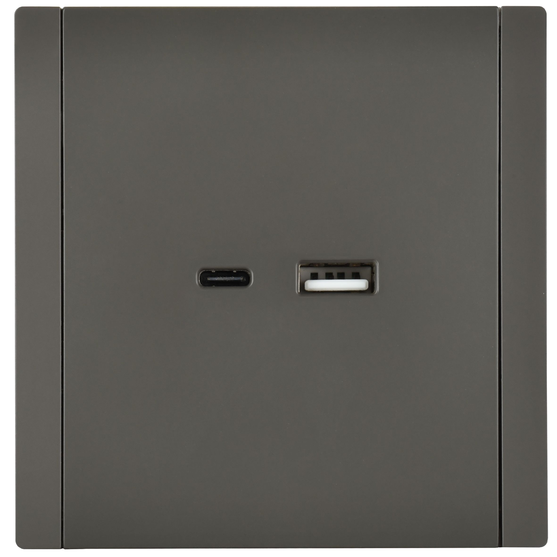 FORTE&PIANO Розетка USB A+C 3,1А FP350 скрытой установки серый (FP-U22-D31-K03)