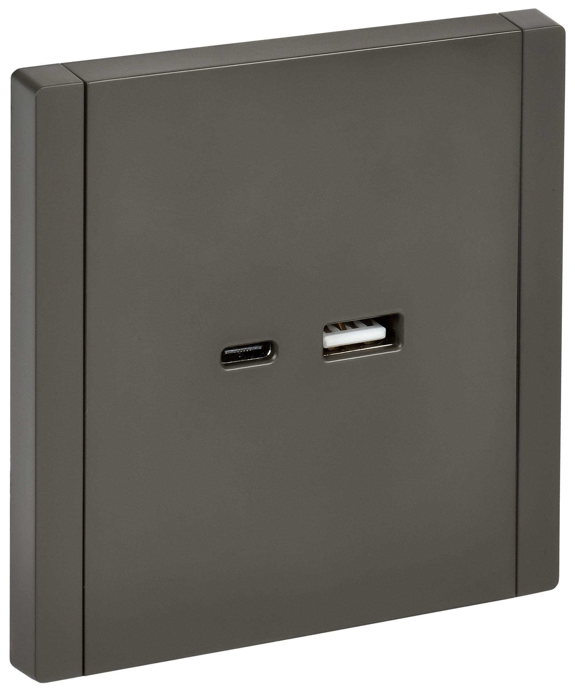 FORTE&PIANO Розетка USB A+C 3,1А FP350 скрытой установки серый (FP-U22-D31-K03)