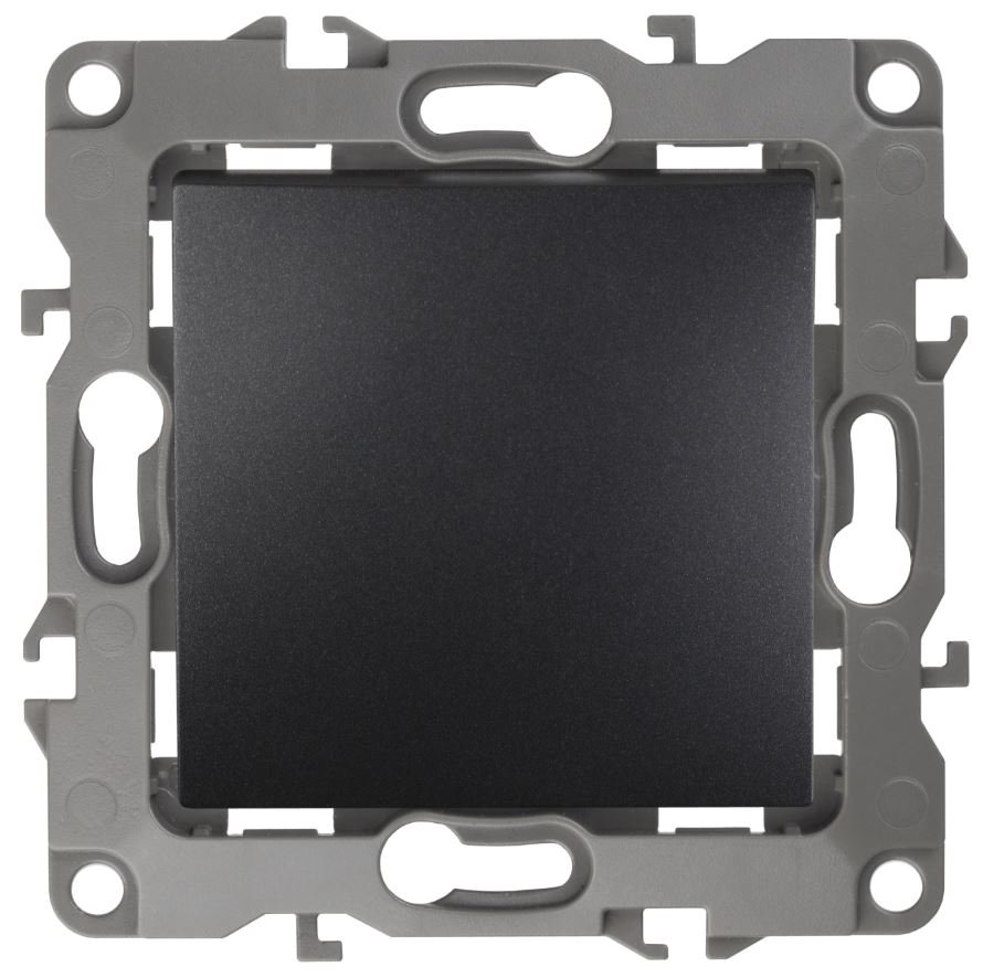 Переключатель IP20 12-1103-05 250В 10АХ антрацит ЭРА (Б0014643)