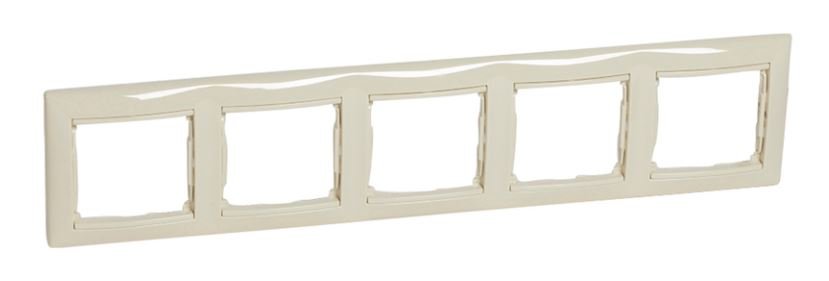 Valena DIY рамка 5-местная, слоновая кость (696743)