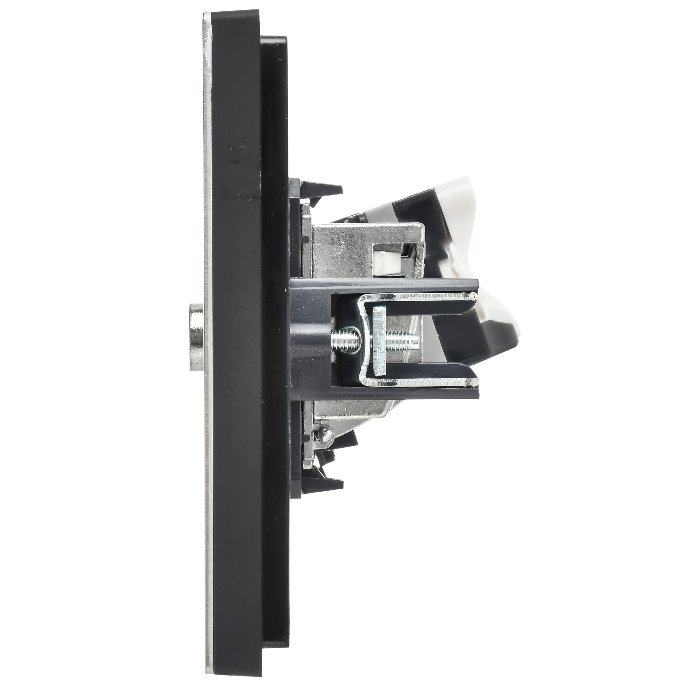 FORTE&PIANO Розетка двойная TV+RJ45 кат.5E FP636M скрытой установки металл шампань (FP-AK20-1-M-K37)