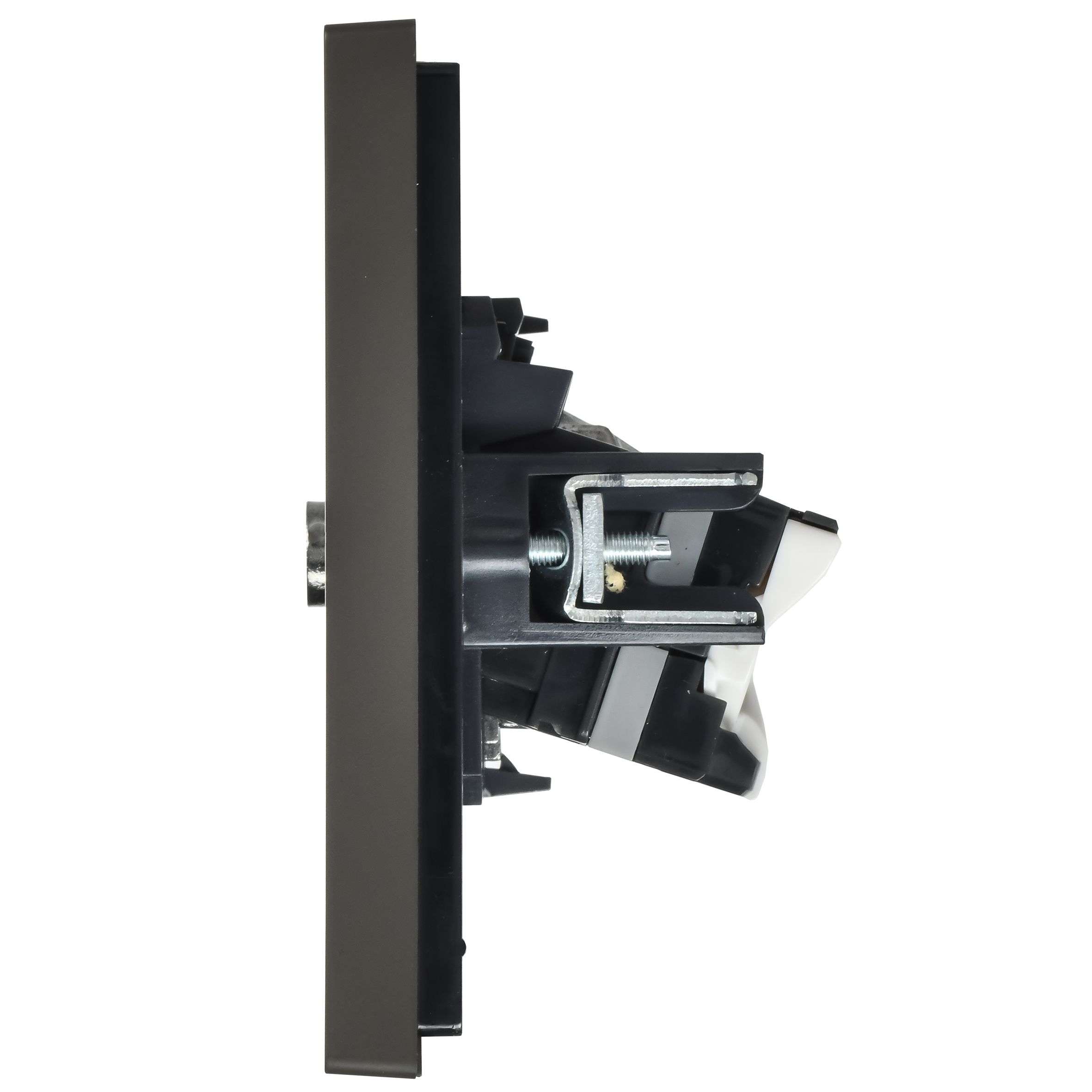 FORTE&PIANO Розетка двойная TV+RJ45 кат.5E FP336 скрытой установки серый (FP-AK20-1-K03)