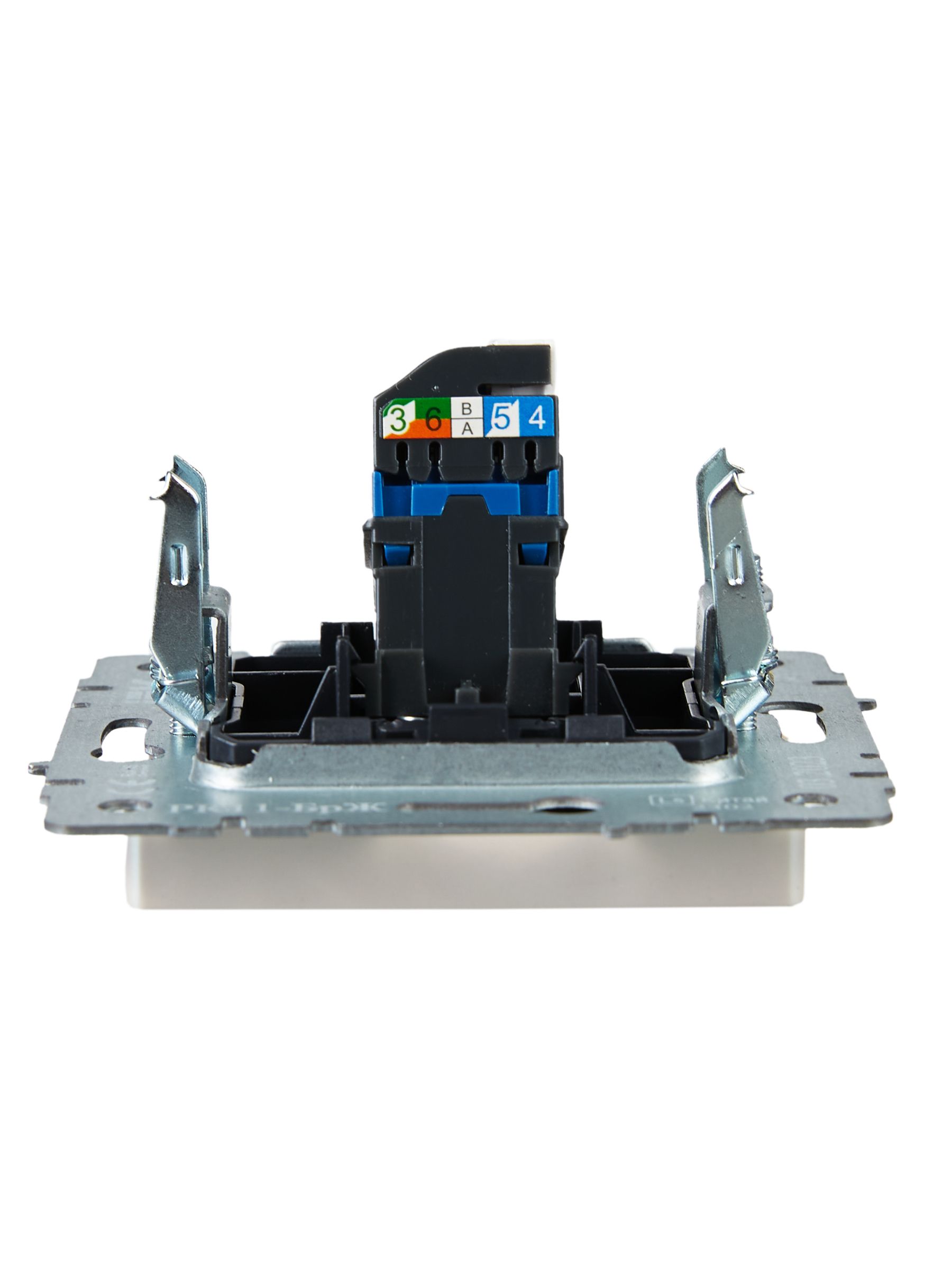 Розетка компьютерная RJ45 BRITE кат.6 РК11-БрЖ скрытой установки жемчуг (BR-K10-2-K36)