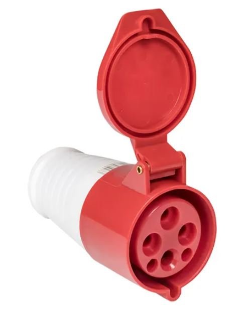 Розетка переносная 214 16А IP44 380В 3Р+РЕ (ps-214-16-380)