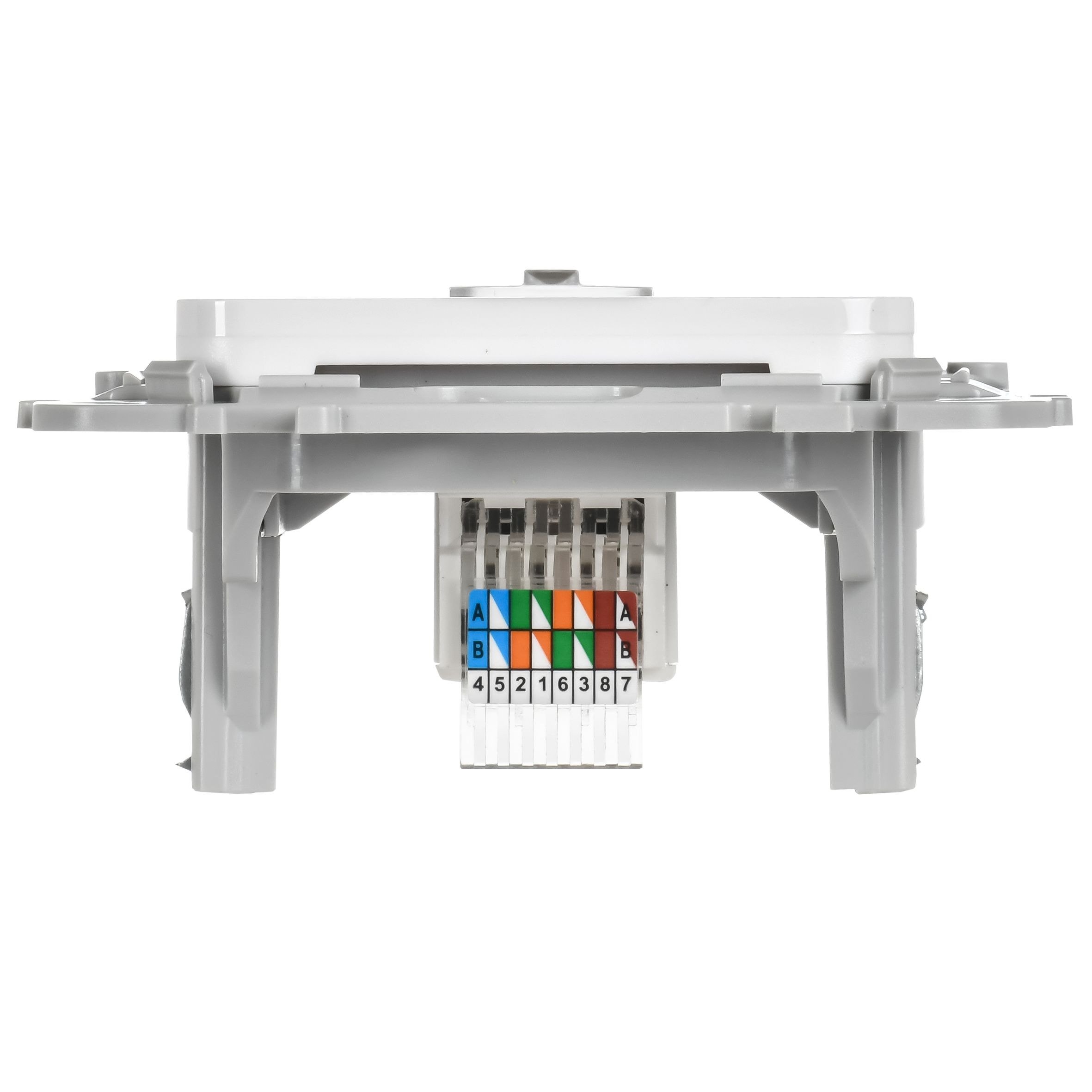 FLITE Розетка компьютерная RJ45 кат 5Е UTP РК5е-1-0-ФлБ скрытой установки белый (FI-K12-1-K01)