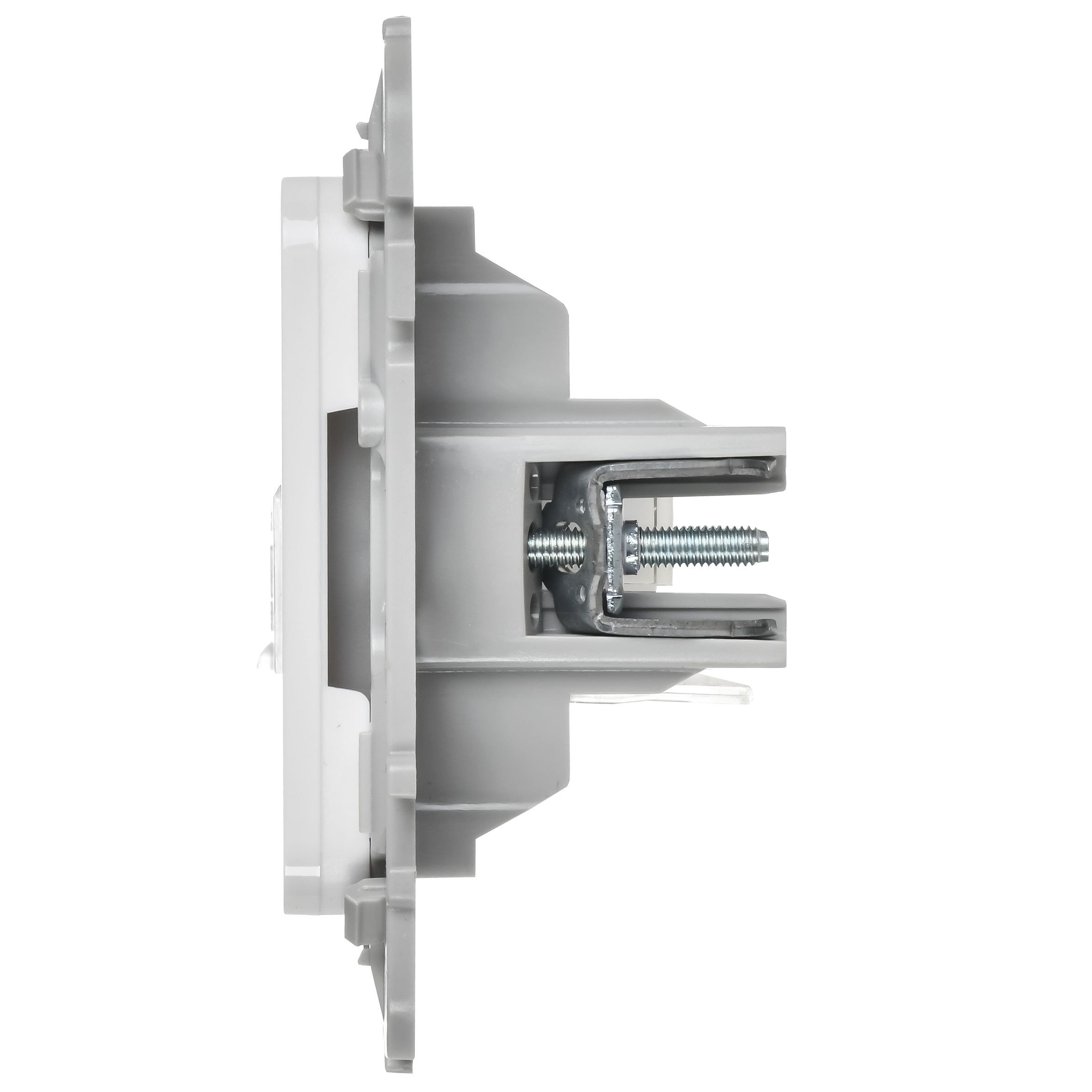 FLITE Розетка компьютерная RJ45 кат 5Е UTP РК5е-1-0-ФлБ скрытой установки белый (FI-K12-1-K01)