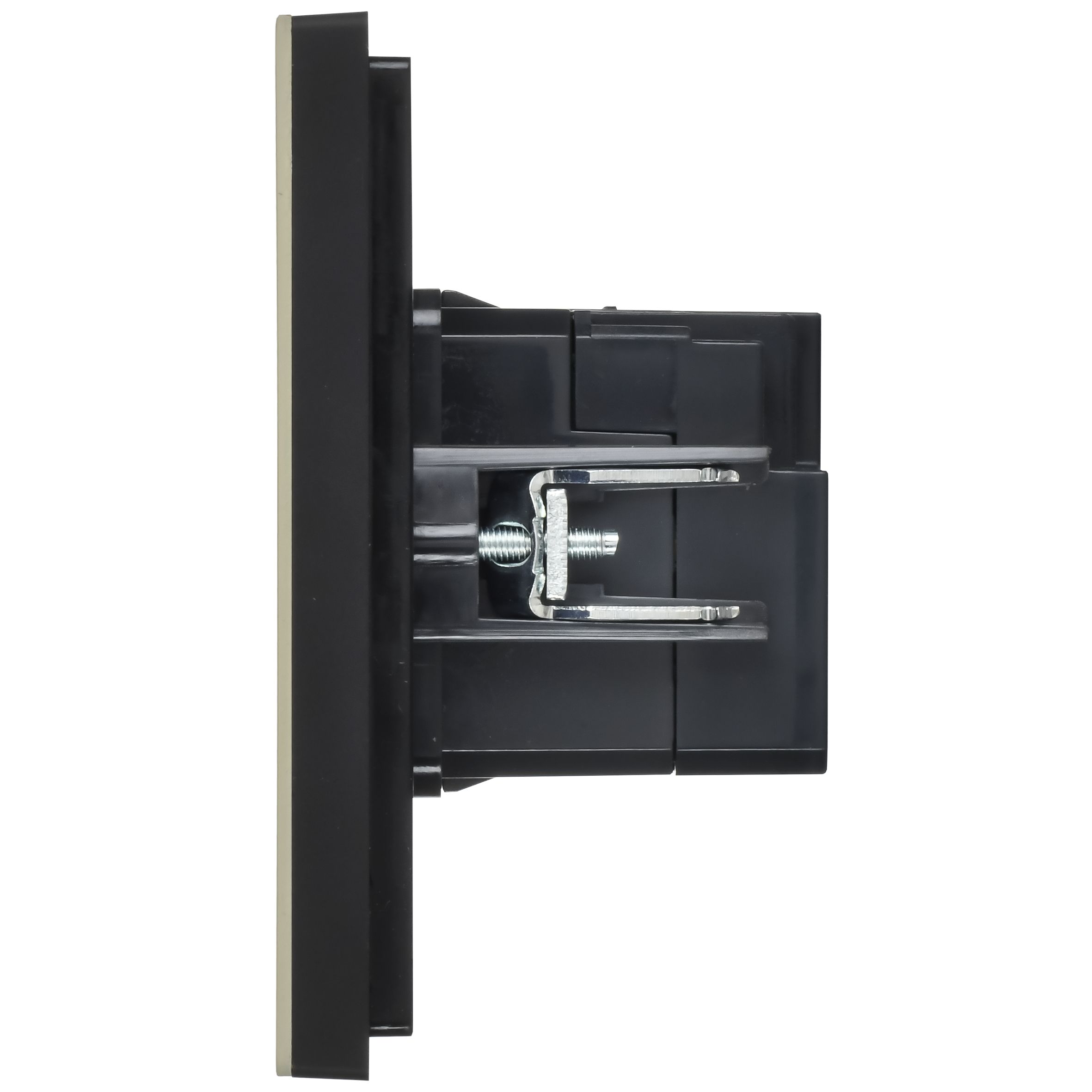 FORTE&PIANO Розетка USB A+C 3,1А FP150M скрытой установки металл черный (FP-U22-D31-M-K02)