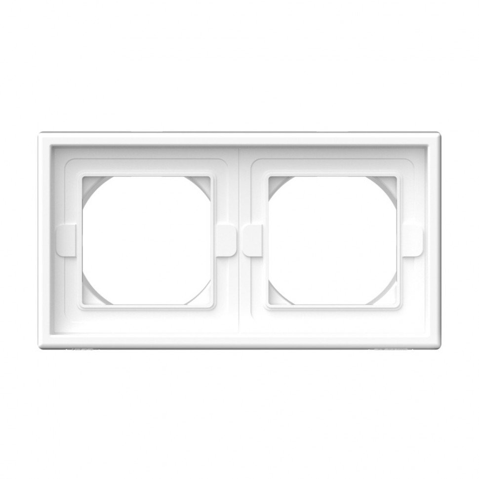 ArtGallery Aqua рамка 2-местная, IP44, белый (GAL440102)