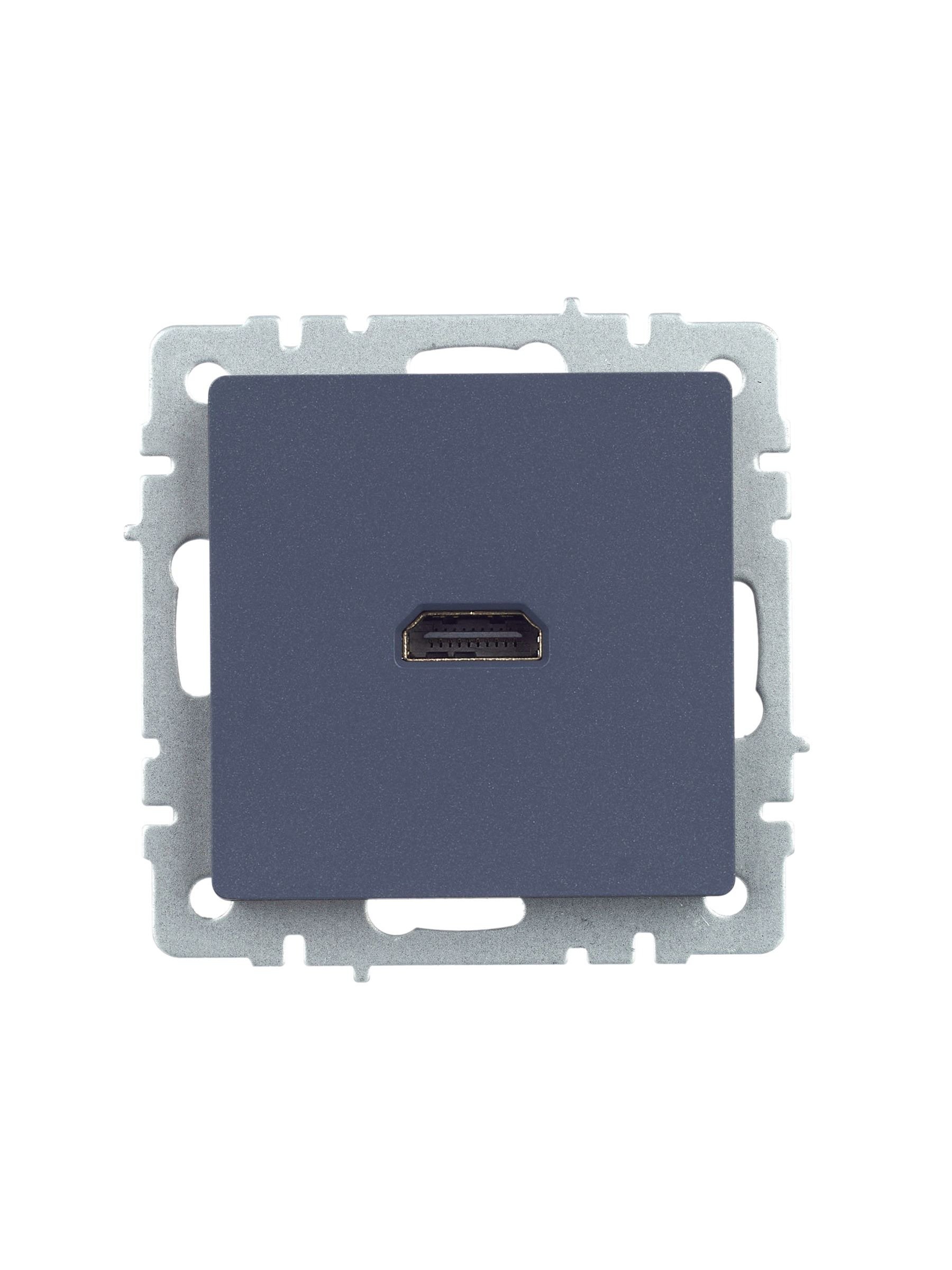 Розетка HDMI BRITE РHDMI-0-БрМ маренго (BR-H10-K35)