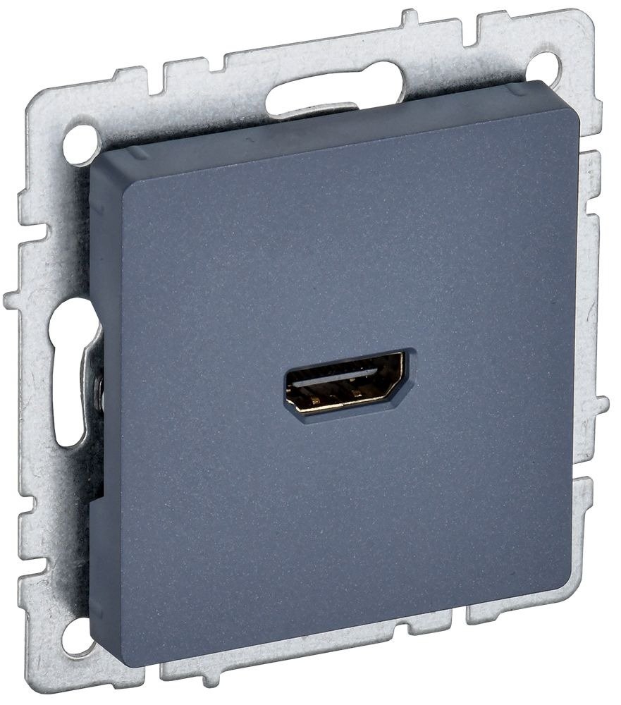 Розетка HDMI BRITE РHDMI-0-БрМ маренго (BR-H10-K35)
