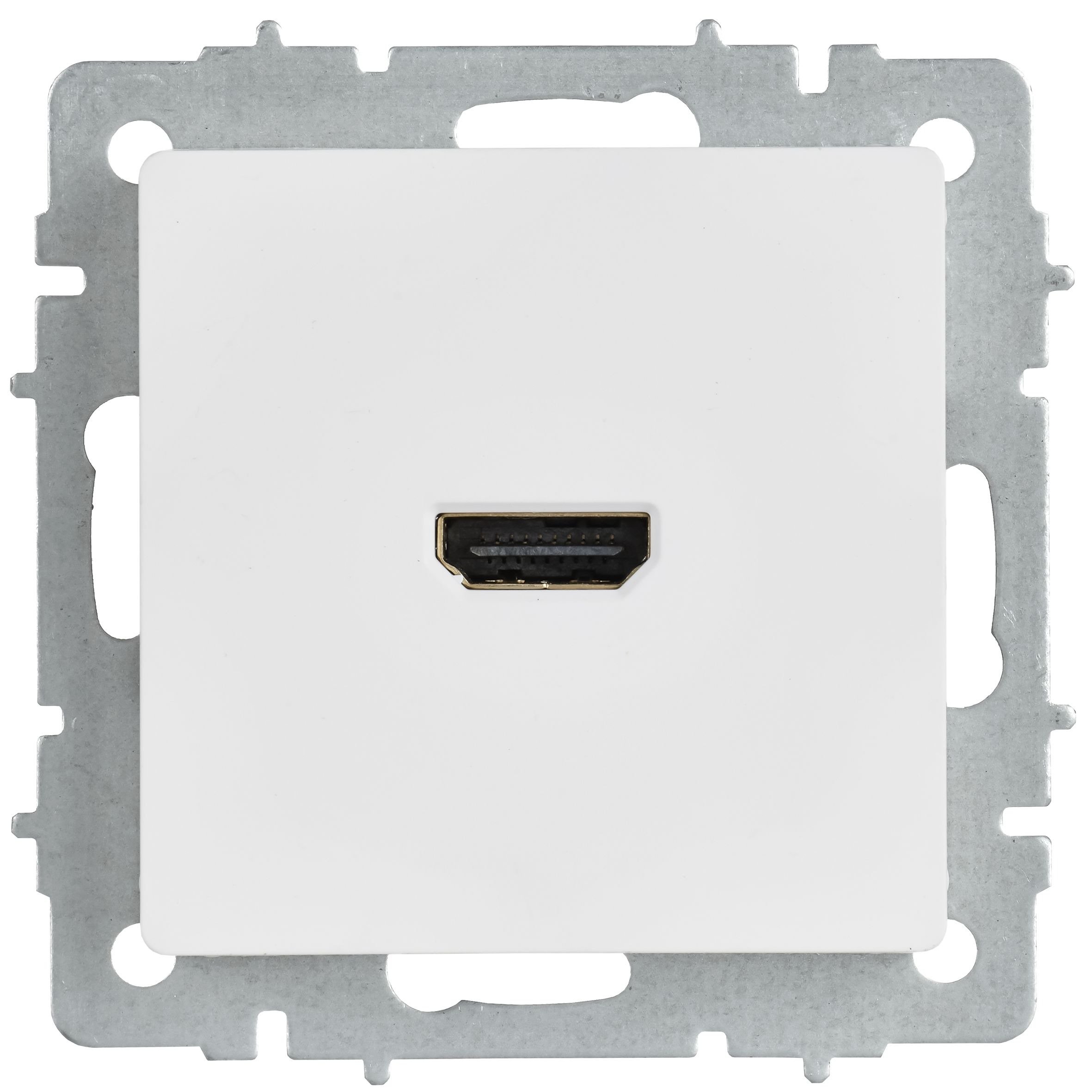 Розетка HDMI BRITE РHDMI-0-БрАБ арктический белый (BR-H10-K91)