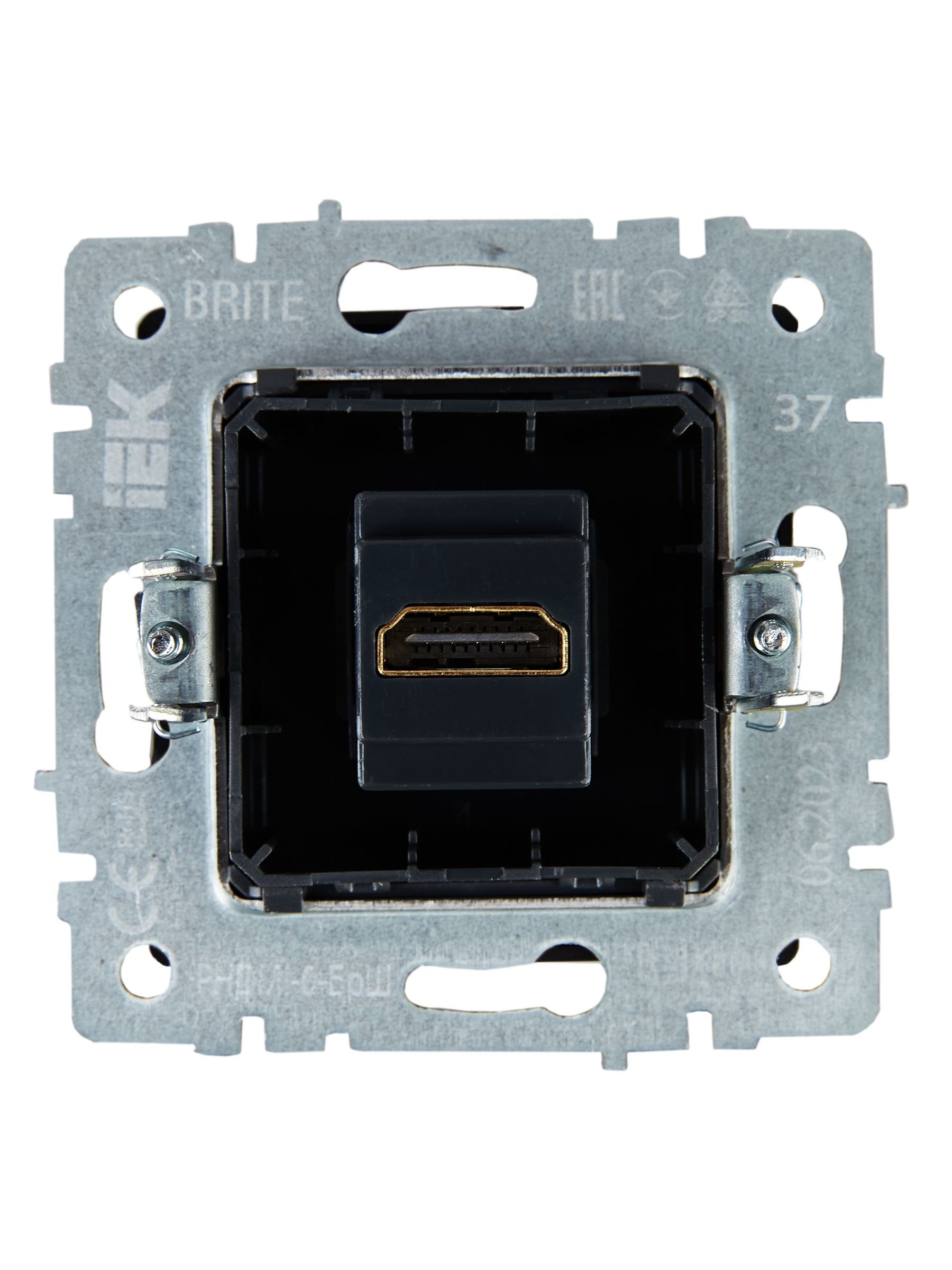 Розетка HDMI BRITE РHDMI-0-БрШ шампань (BR-H10-K37)